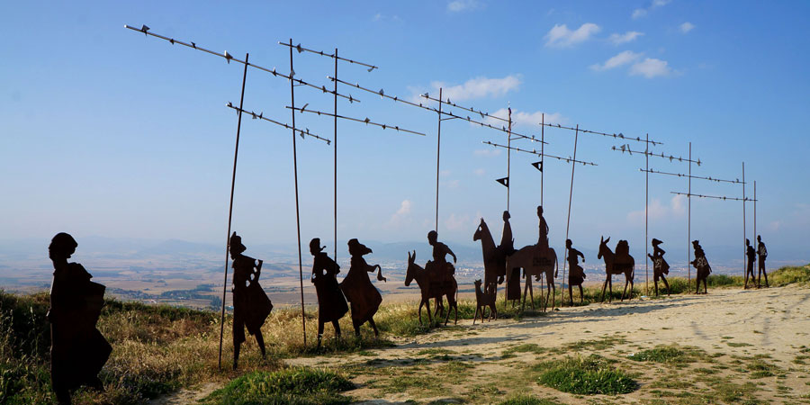 Alto-del-Perdon-statue-camino-de-santiago-caminoways